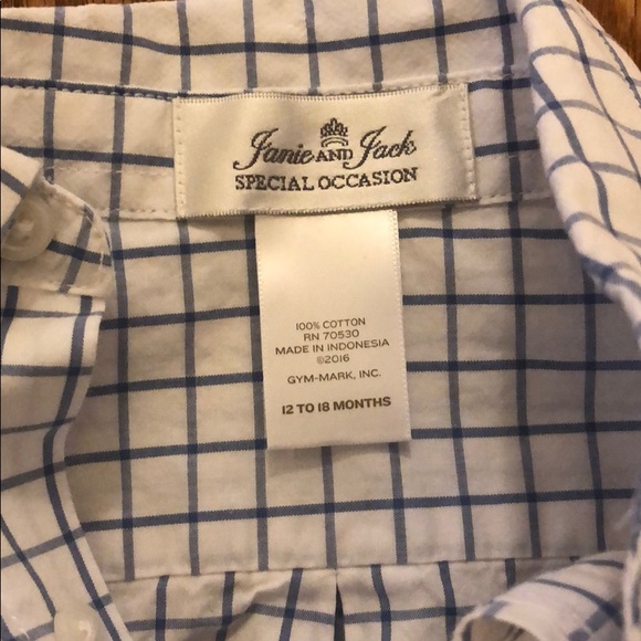 Janie & Jack shirt - Picture 4 of 6